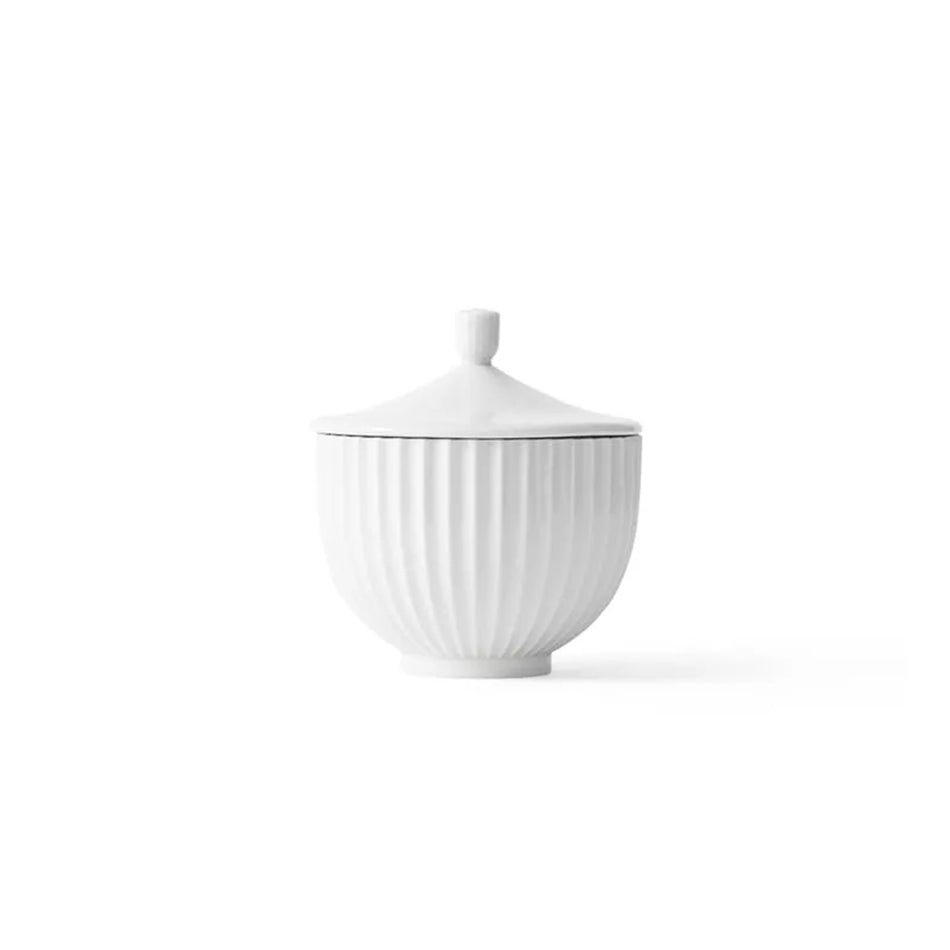 White porcelain bonbonniere - 10 cm (Outlet)