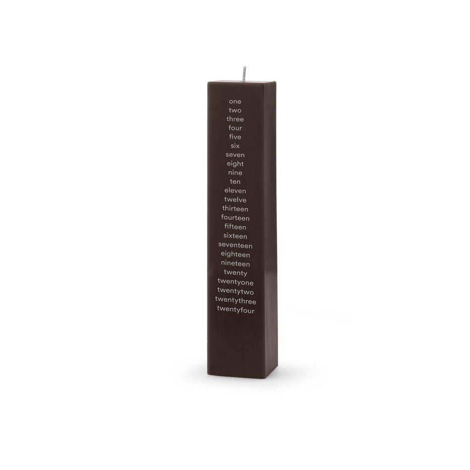 Calendar Candle Square Brown