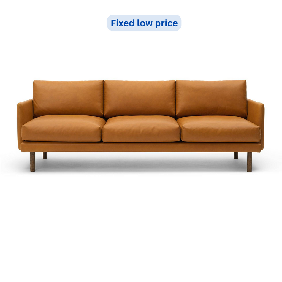 EMO 3-seater sofa - Leather