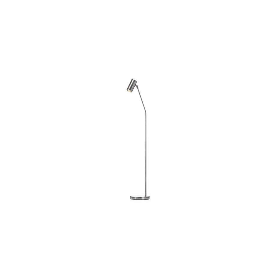 Minipoint Floor Lamp (GX224) - Chrome - Matt brushed brass (Ex-display)