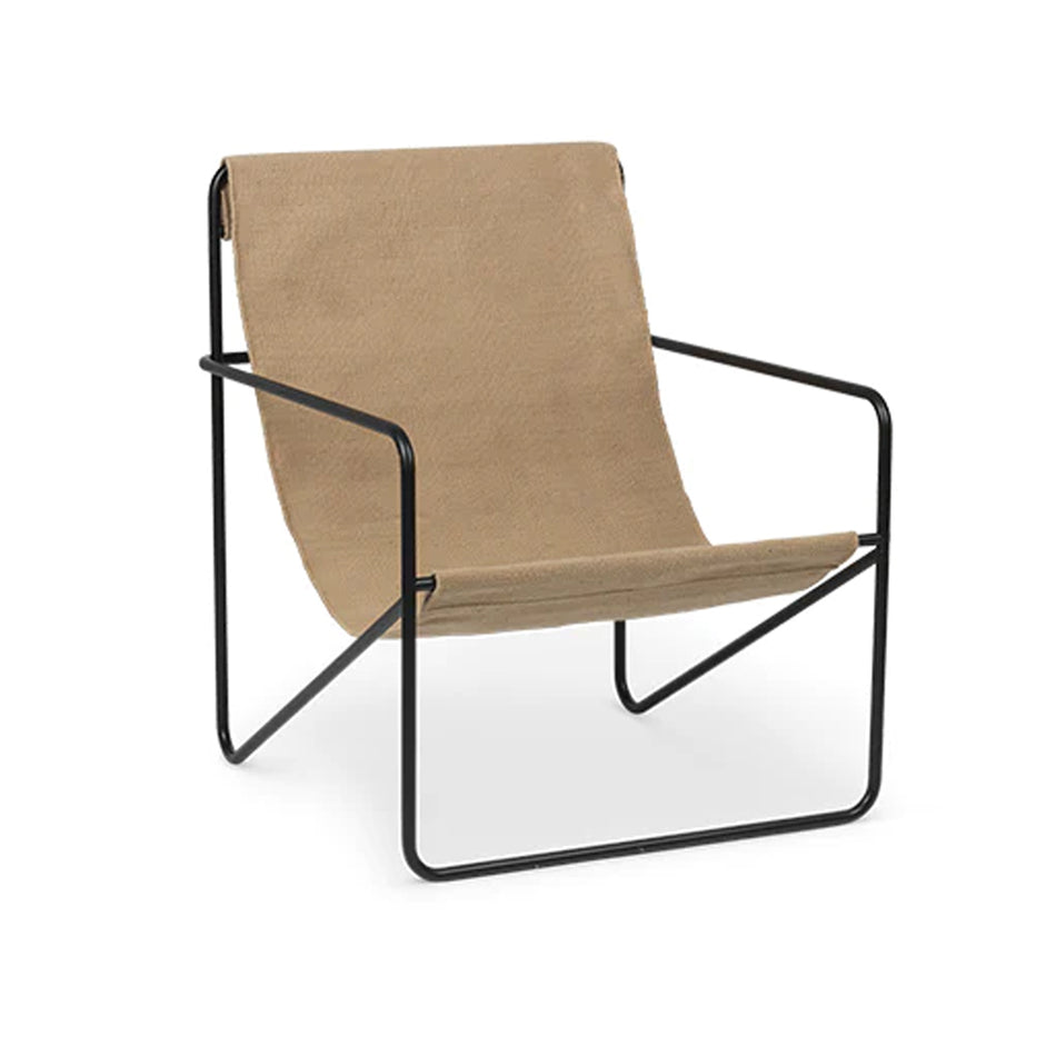 Desert Lounge chair - Sand - Black (Outlet)