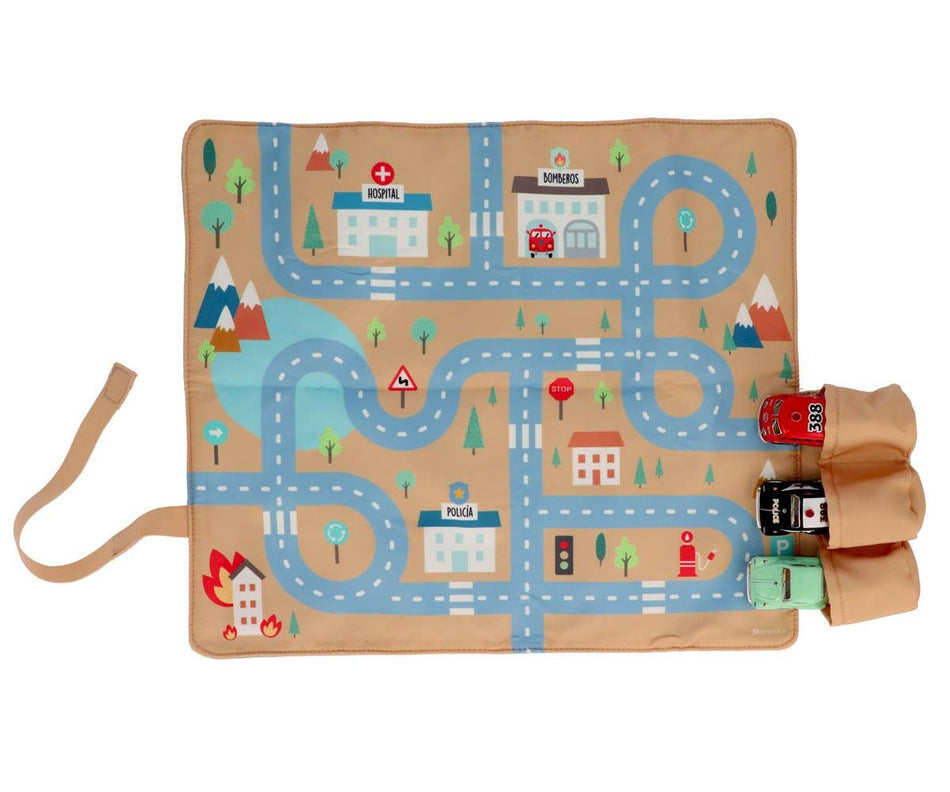 Circuit + 3 Cars | Children's Travel Game + 3 years