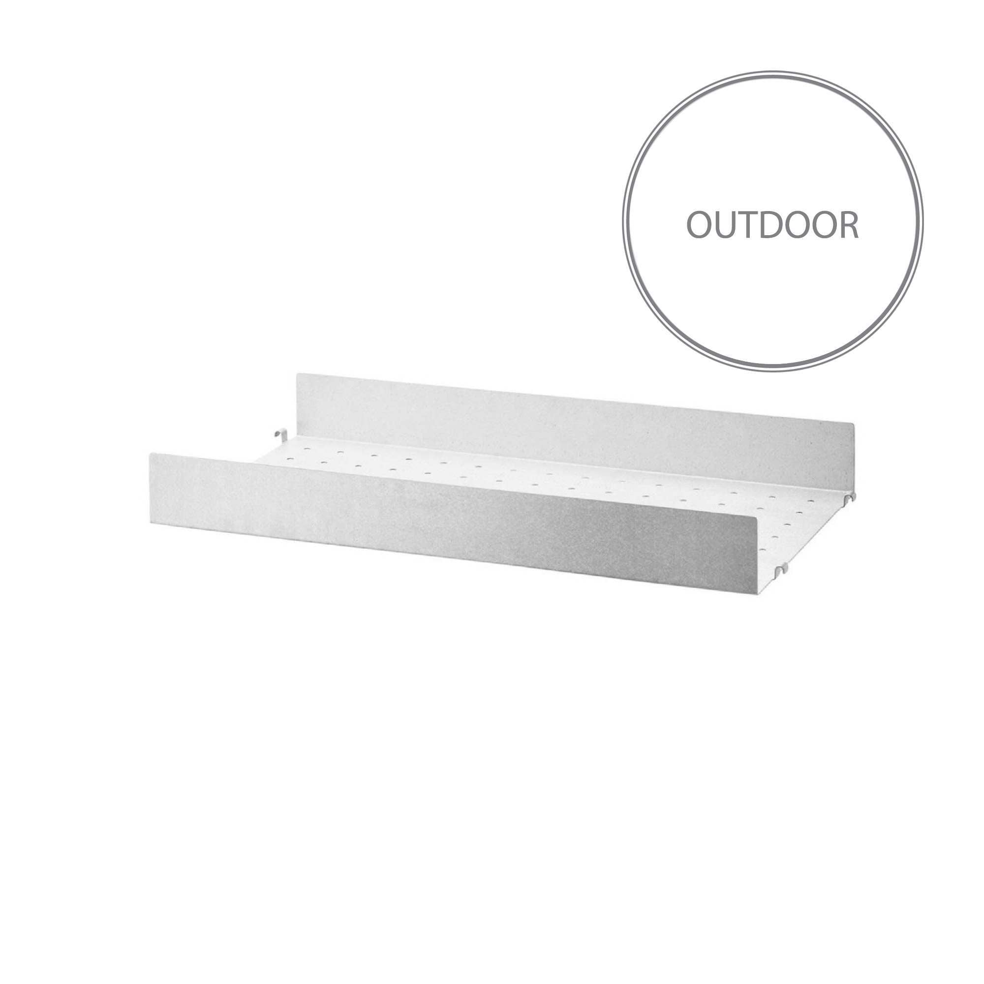 String - Metal Shelf - Galvanised for Outdoor - Skandium London