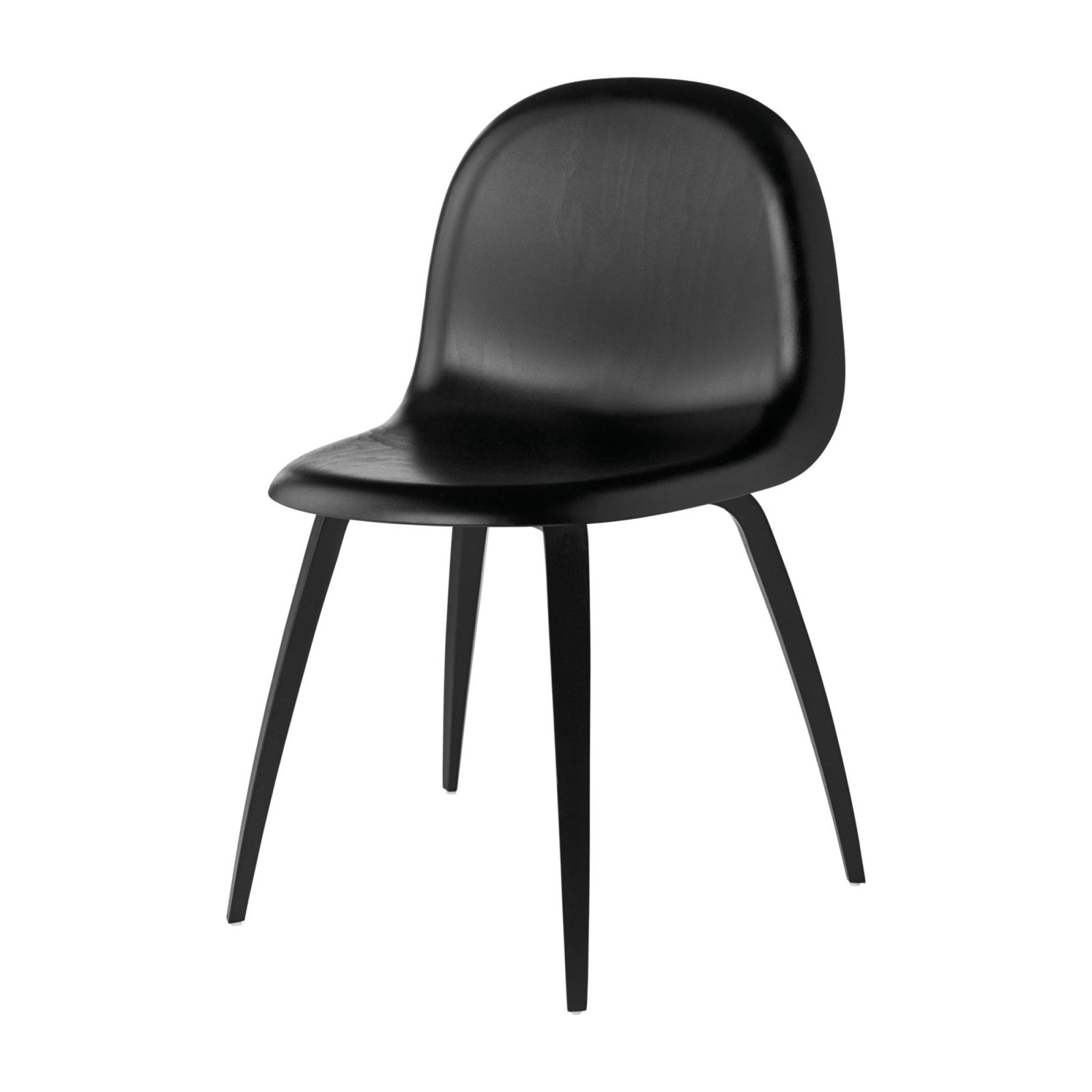 Gubi - 3D Dining Chair - Un-upholstered - Skandium London