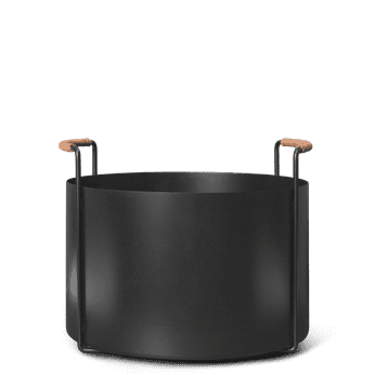 Port Firewood Bucket Black