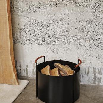 Port Firewood Bucket Black