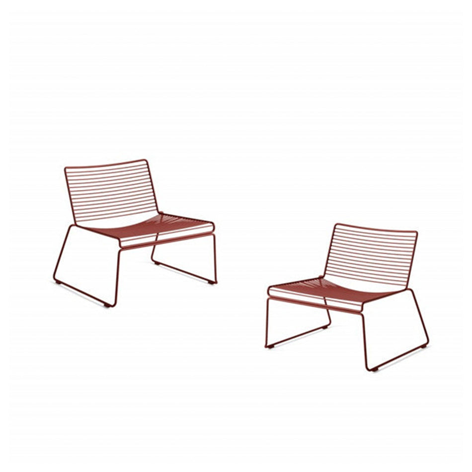 Hee Lounge Chair - Set of 2 - Rust (Outlet)