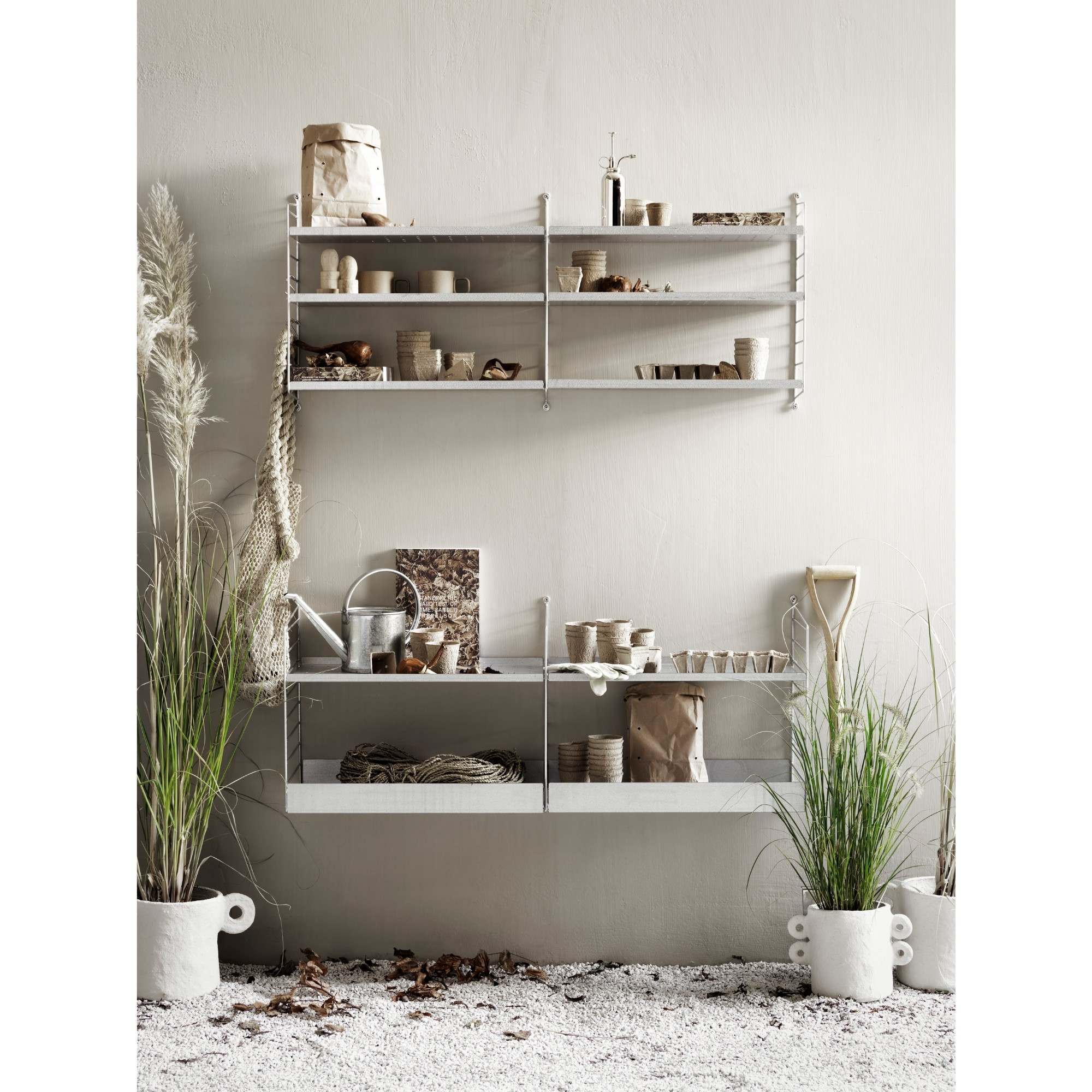 String - Side Panels - Galvanised - Skandium London