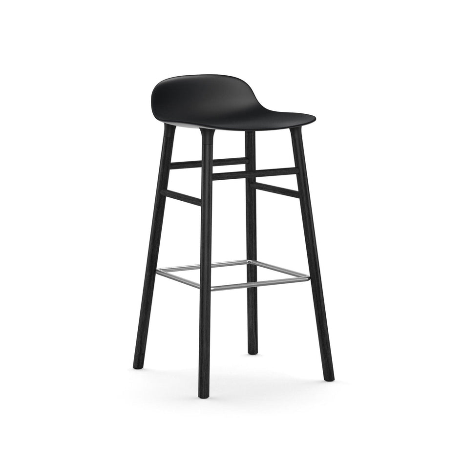 Form Barstool 75cm Wood