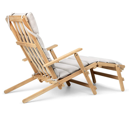 Carl Hansen - BM5565 Deck Chair with Footrest - with cushion - Skandium London