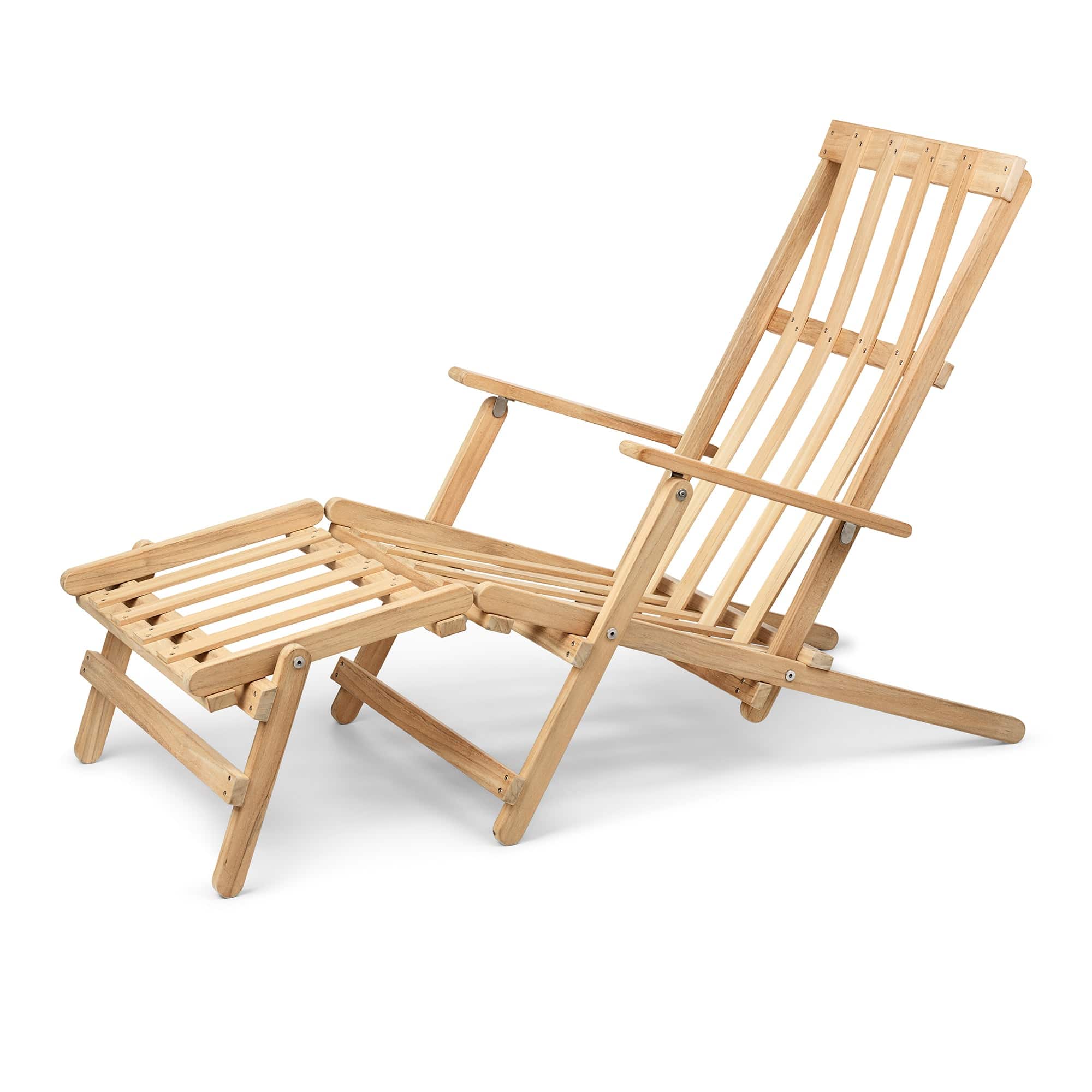 Carl Hansen - BM5565 Deck Chair with Footrest - with cushion - Skandium London