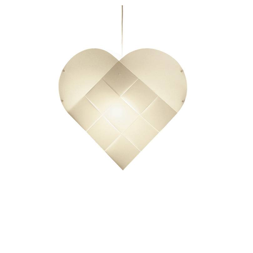 Heart pendant lamp - White, Extra small | Le Klint | Skandium London