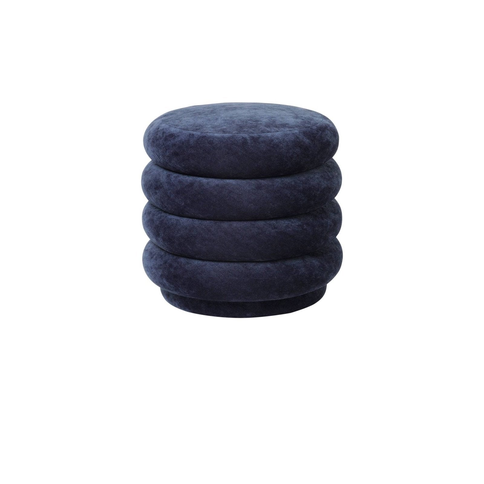 Ferm Living - Round pouf - faded velvet - Skandium London