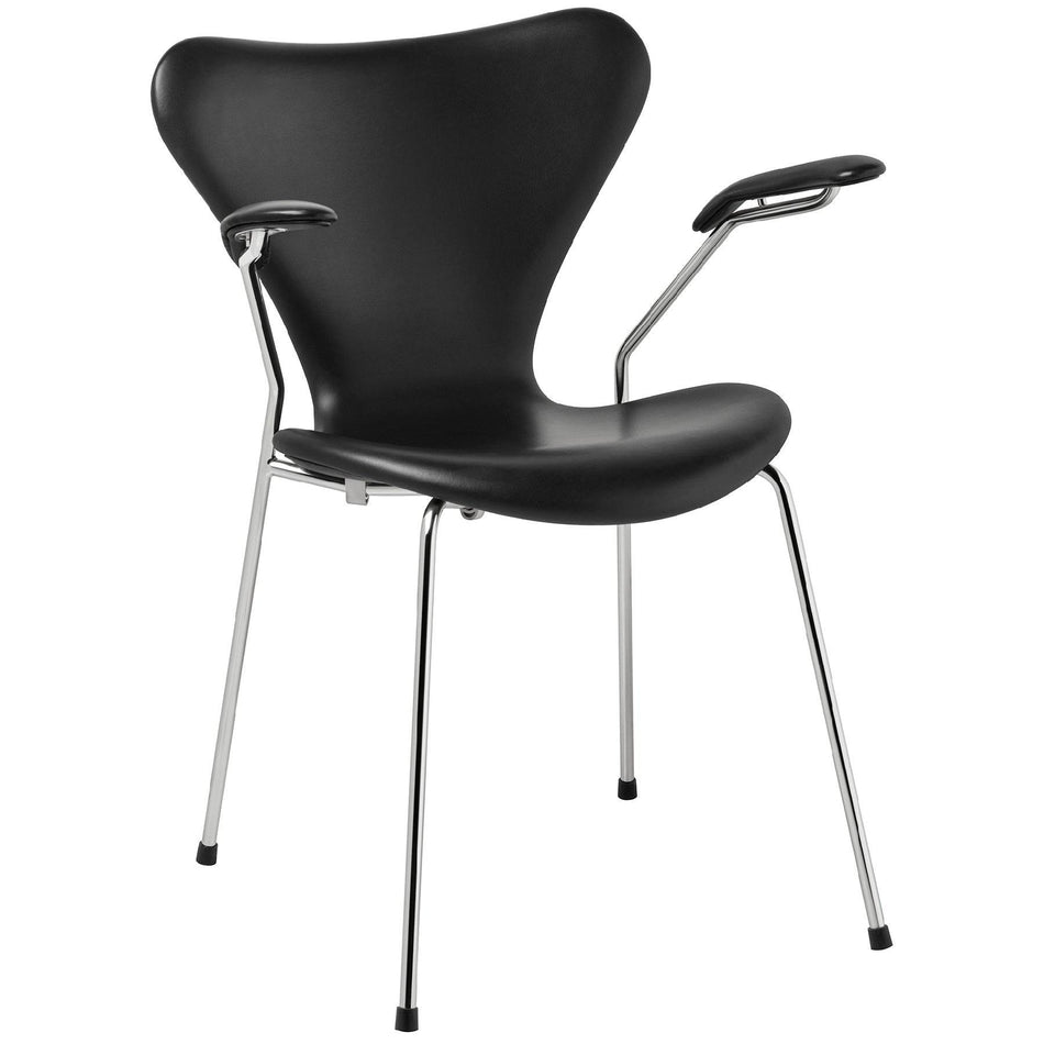 Series 7™ chrome steel armchair fully upholstered | Fritz Hansen | Skandium London