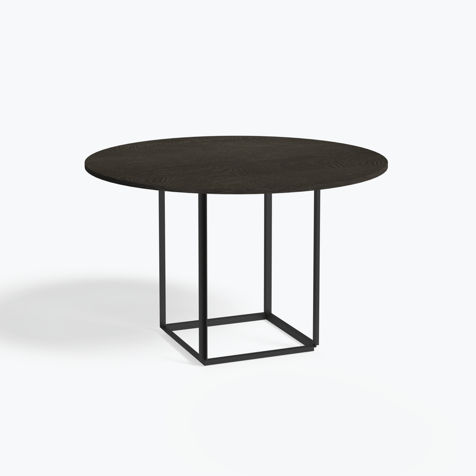 New Works - Florence dining table - Ø 120 cm, w. wood veneer - Skandium London