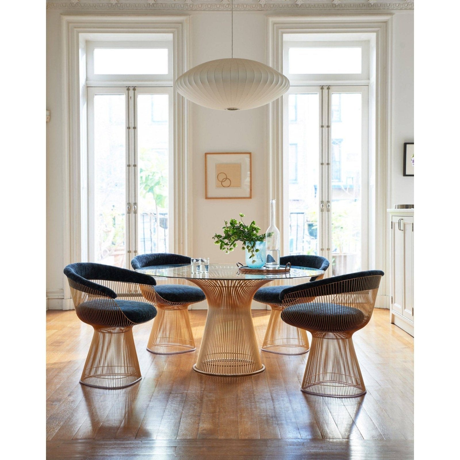 Knoll - Platner gold plated side chair - Skandium London