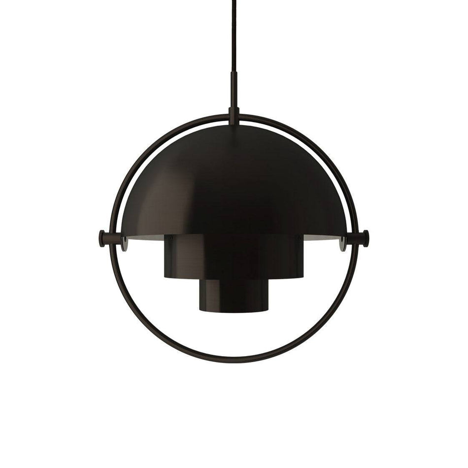 Gubi - Multi-Lite Pendant Light, Black Brass - Skandium London