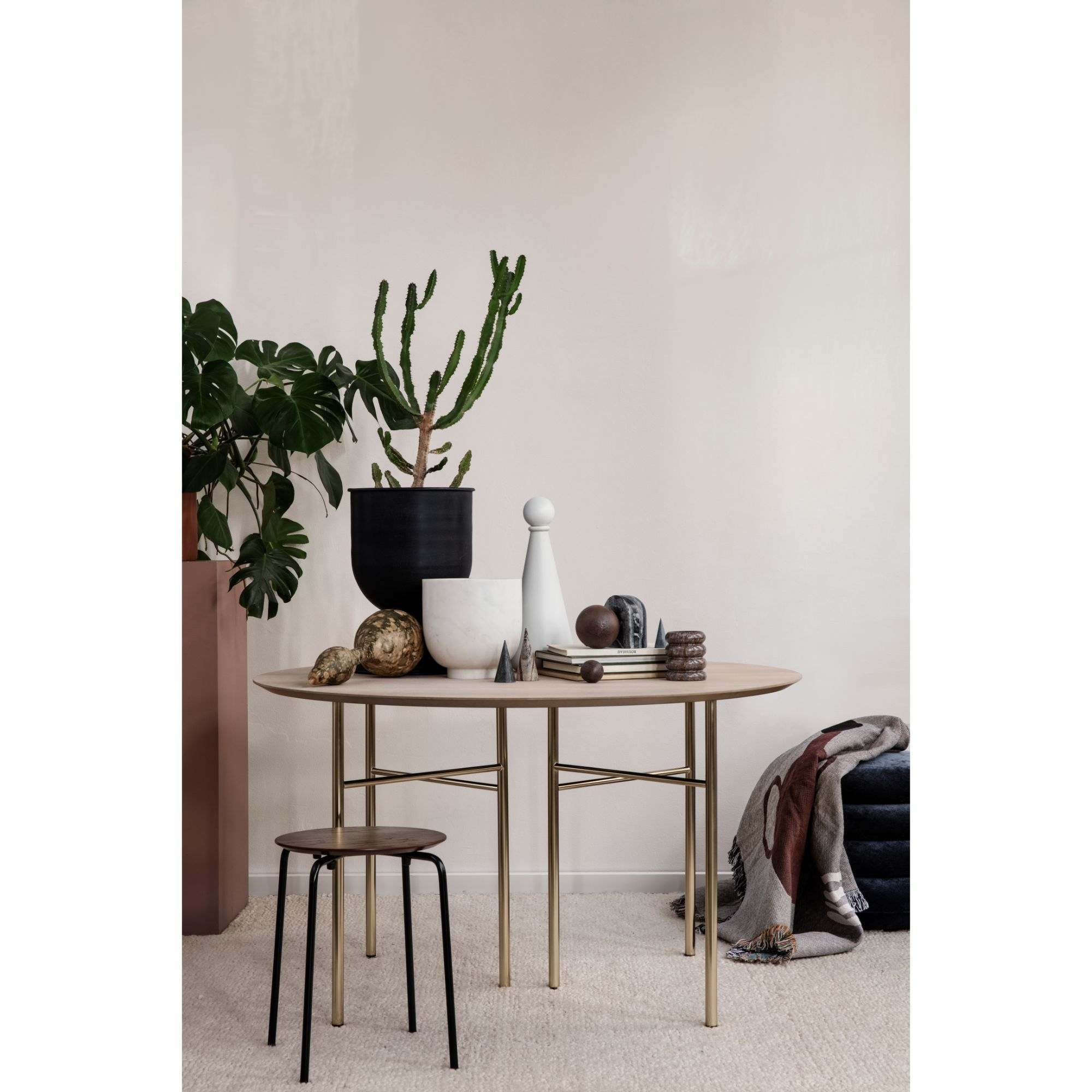 Herman Stool Black Legs | Ferm Living | Skandium London