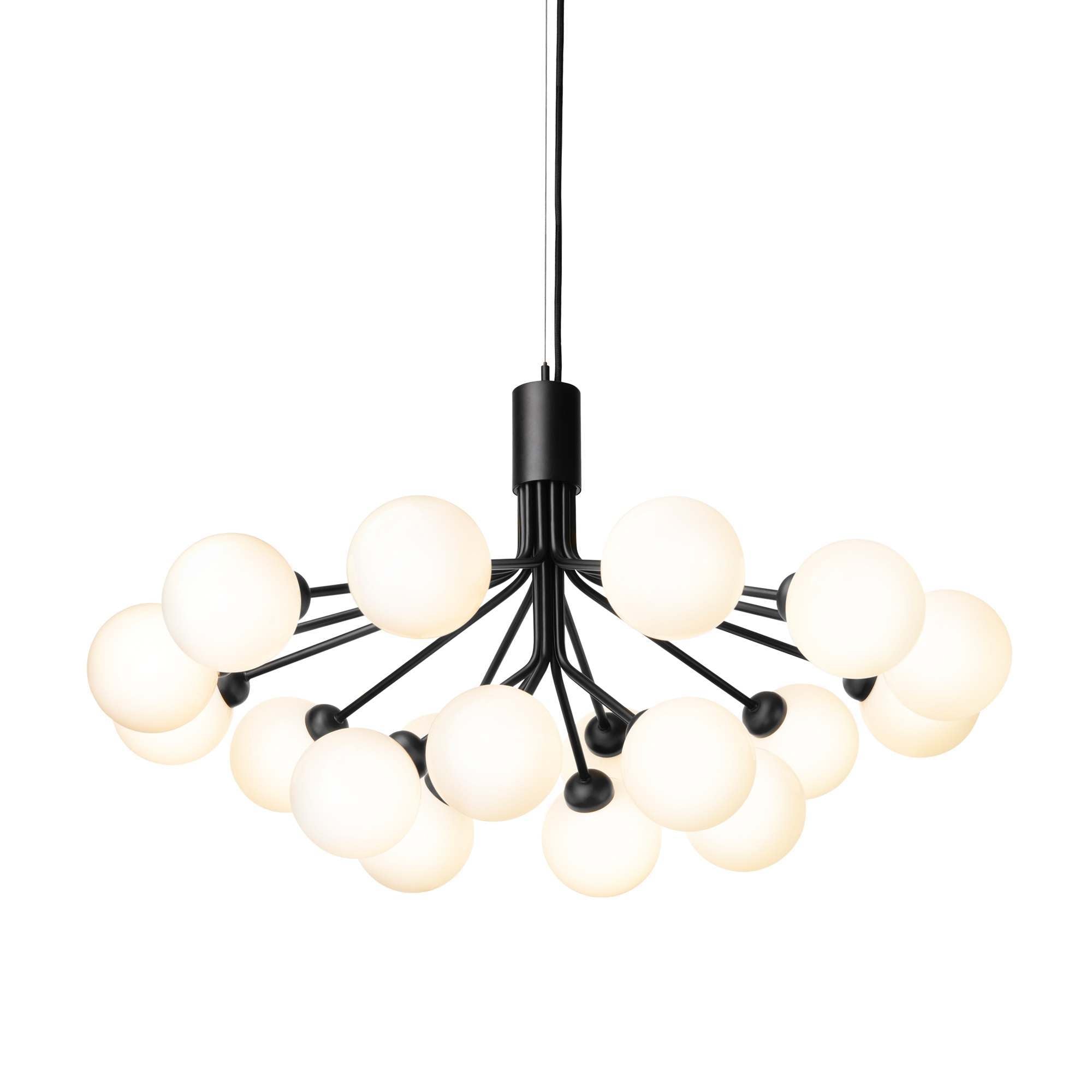 Apiales 18 Satin Black Pendant Lamp | Nuura | Skandium London