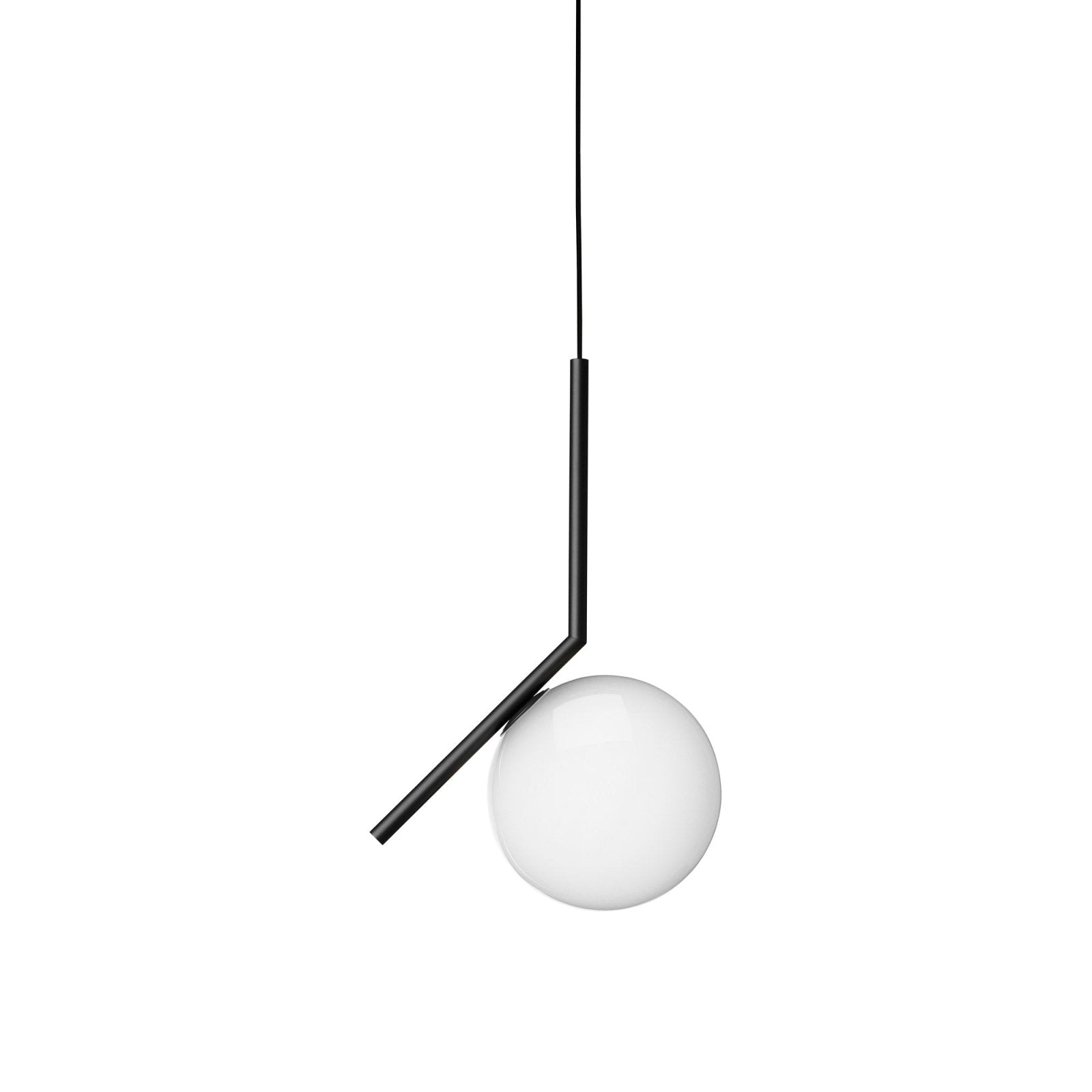 Flos - IC S1 nero pendant lamp - Skandium London