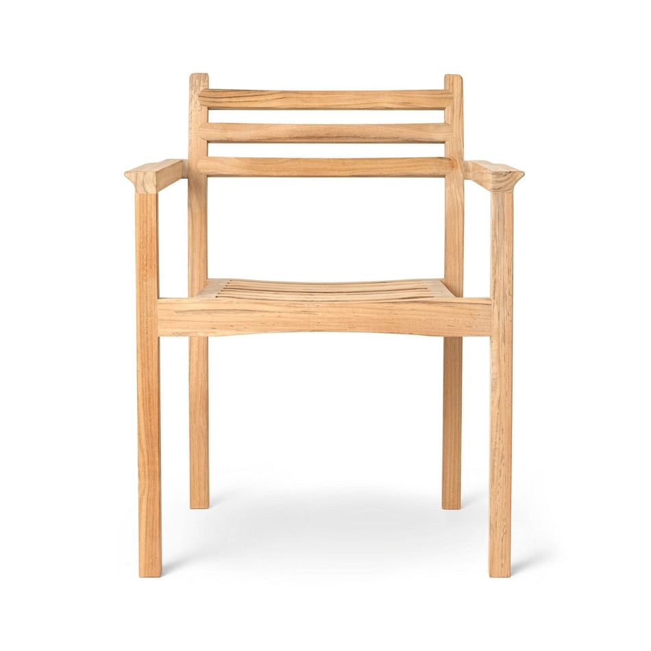 Carl Hansen - AH502 Dining Chair with Armrest - untreated teak - Skandium London