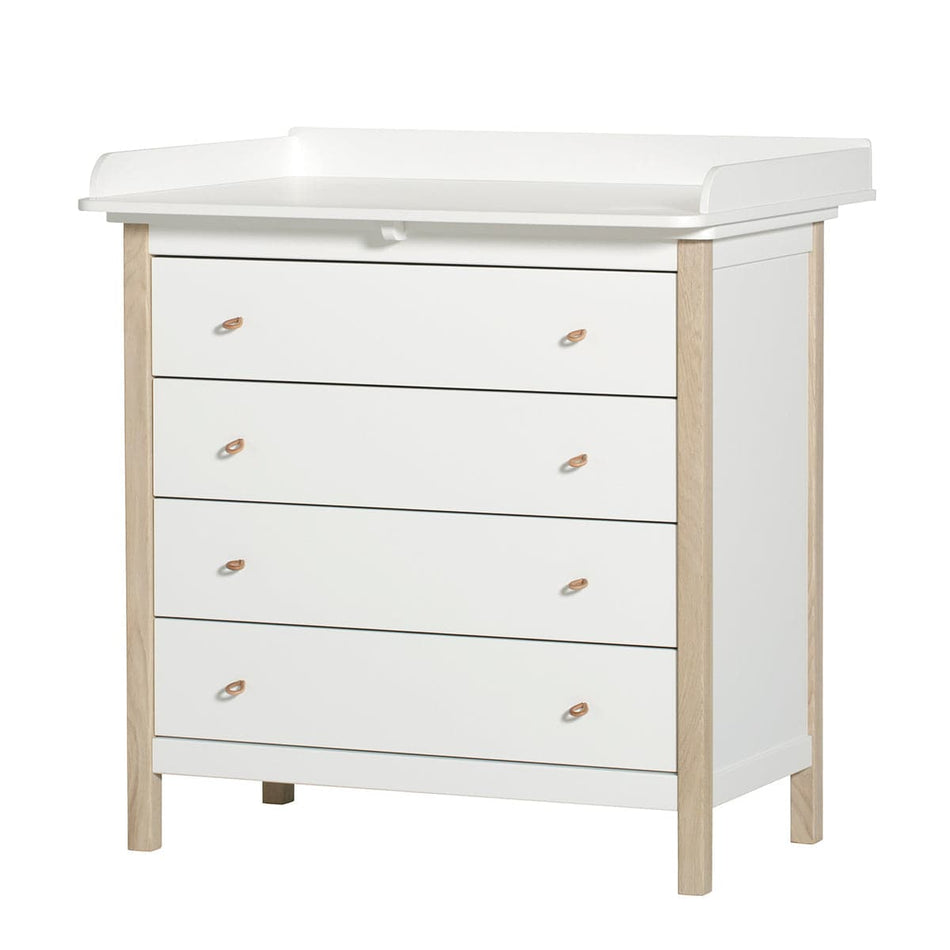 Oliver Furniture - Nursery dresser, white/oak - Skandium London