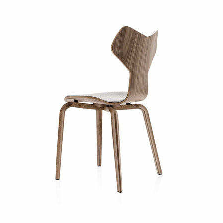 Fritz Hansen - Grand Prix™ chair, wooden legs, with front upholstery - Skandium London