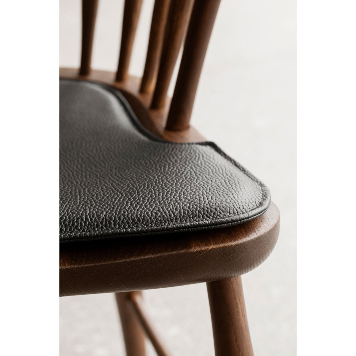 Carl Hansen - FH38 Windsor Chair - Leather Cushion - Skandium London