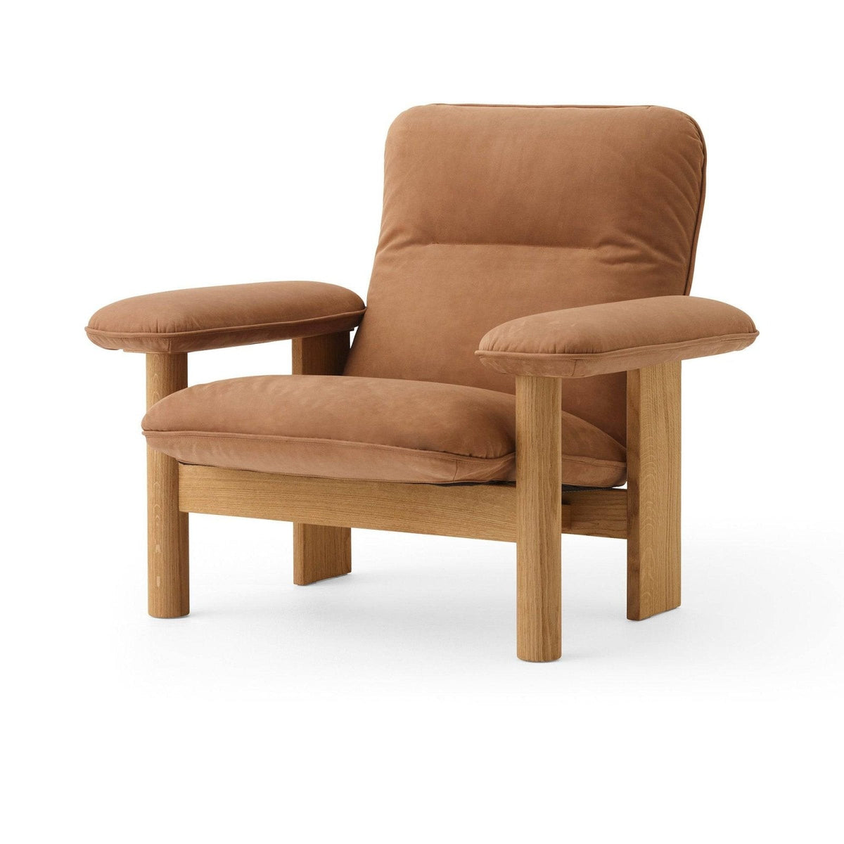 Audo (Menu) - Brasilia lounge chair - leather - Skandium London