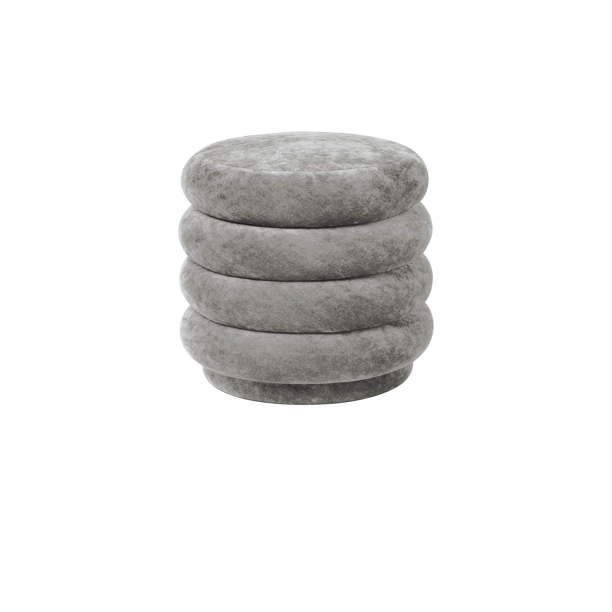 Ferm Living - Round pouf - faded velvet - Skandium London