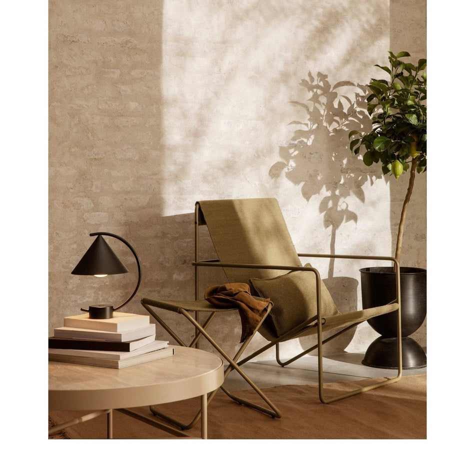 Ferm Living - Desert Stool, Black Frame - Skandium London