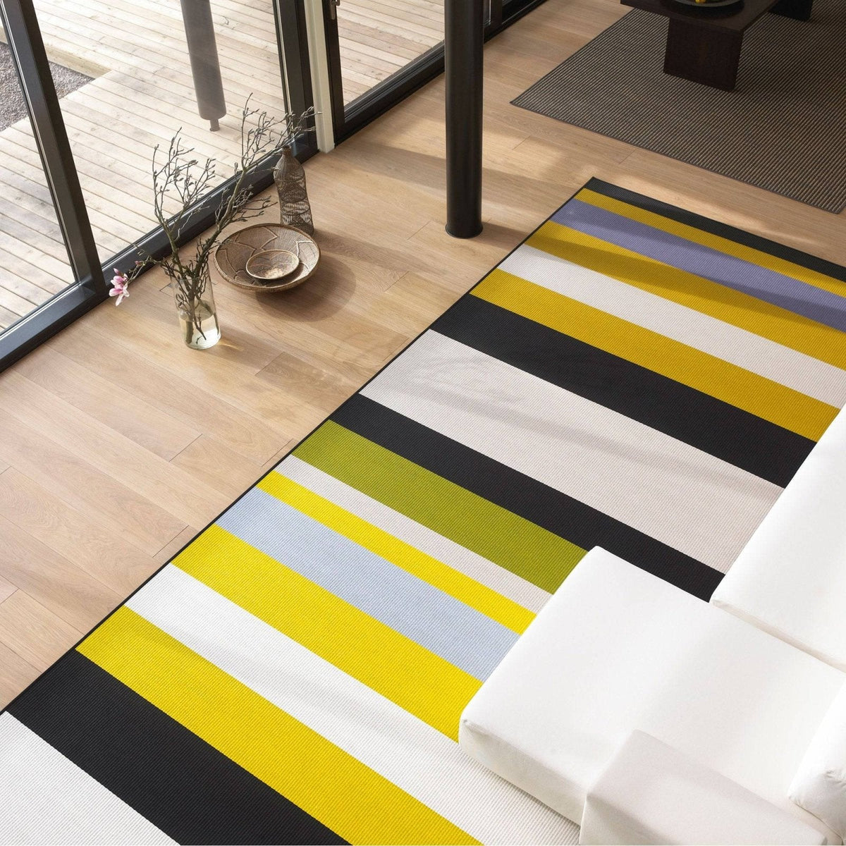 Woodnotes - Avenue rug, stone/yellow - Skandium London