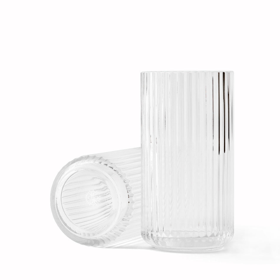 Lyngby Glass Vase - Clear - 20.5 cm