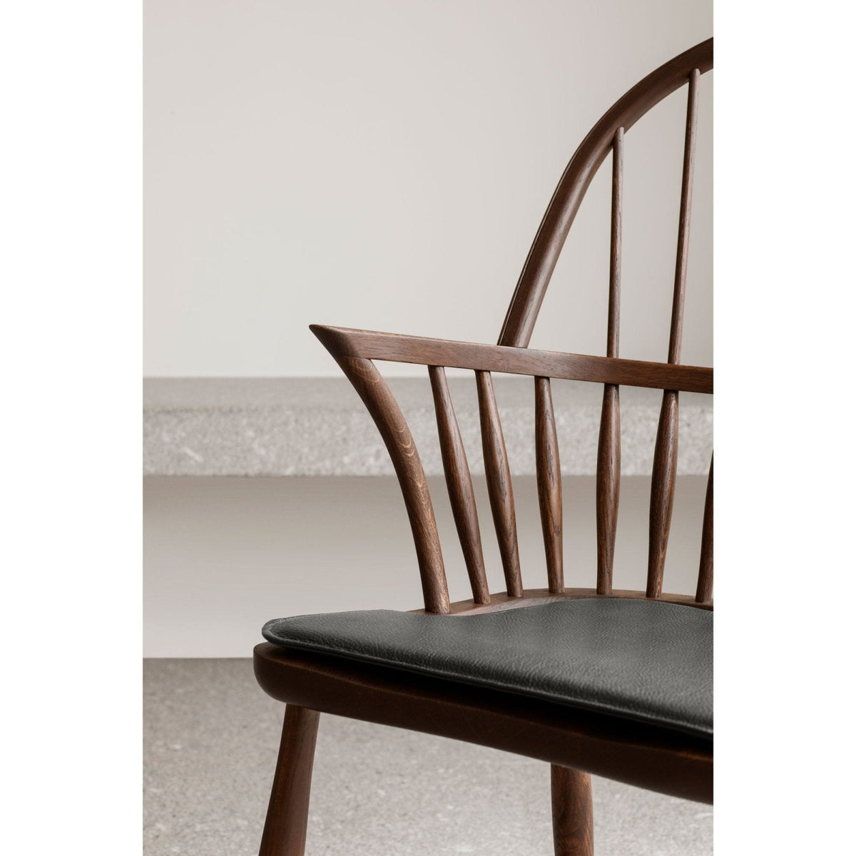 Carl Hansen - FH38 Windsor Chair - Leather Cushion - Skandium London