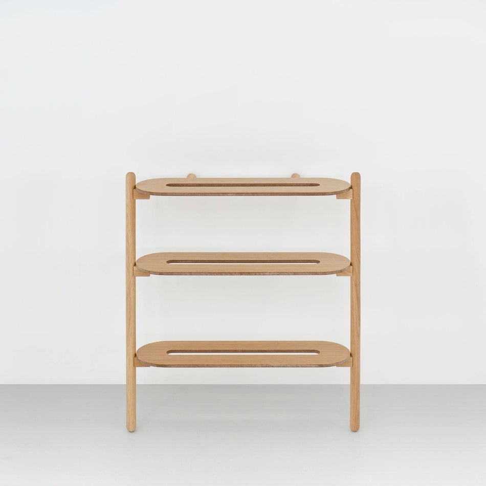 Heel Bar Shoe Tidy - Oak | Wireworks | Skandium London