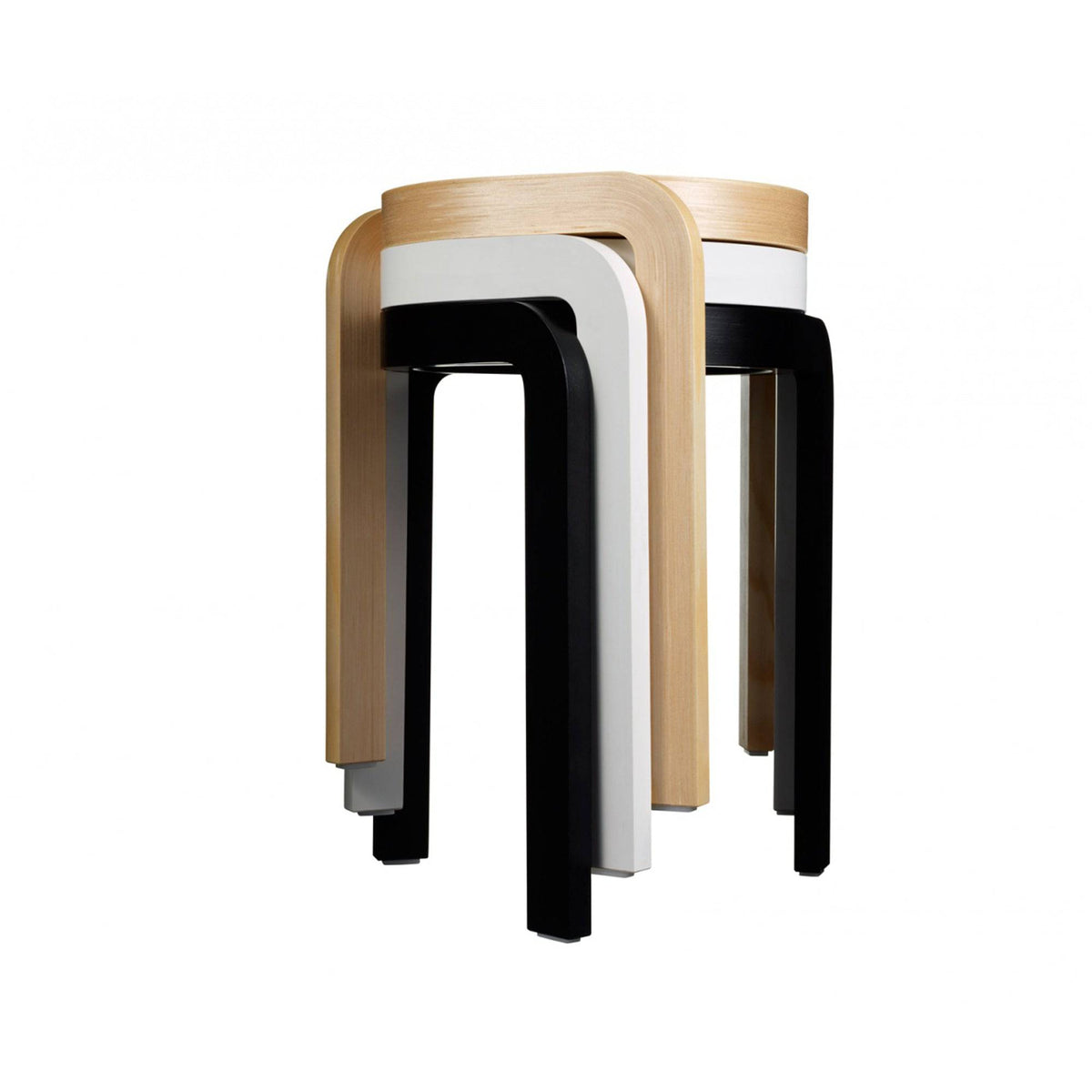 Swedese - Spin Stool, stackable - Skandium London