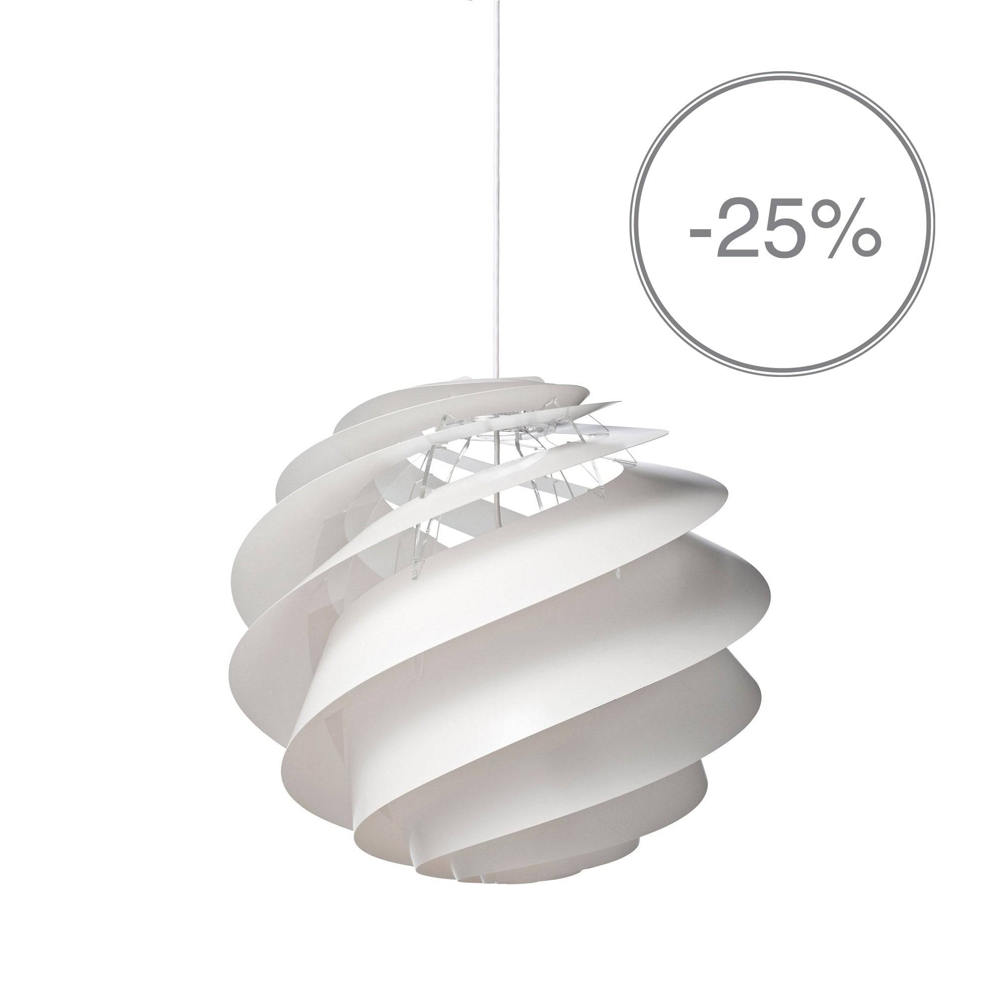 1313 Swirl 3 pendant lamp white | Le Klint | Skandium London