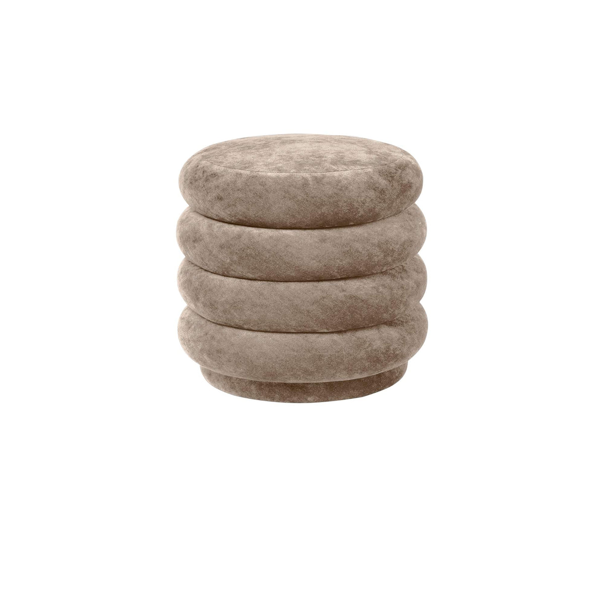 Ferm Living - Round pouf - faded velvet - Skandium London