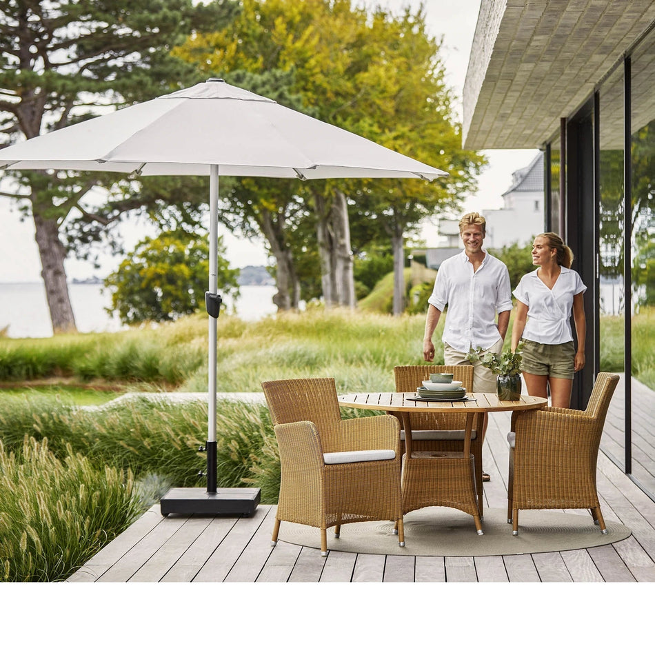 Sunshade parasol | w/crank, dia. 300 cm | Cane-line | Skandium London