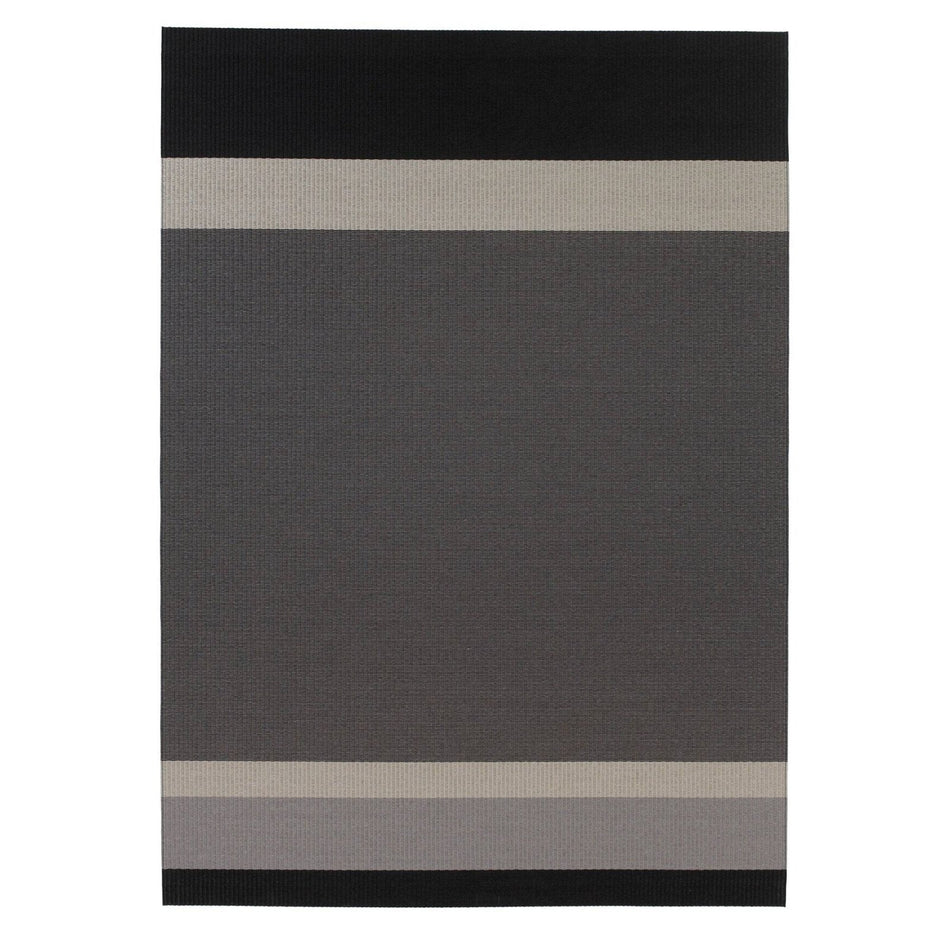 Woodnotes - Panorama rug, black/light grey - Skandium London