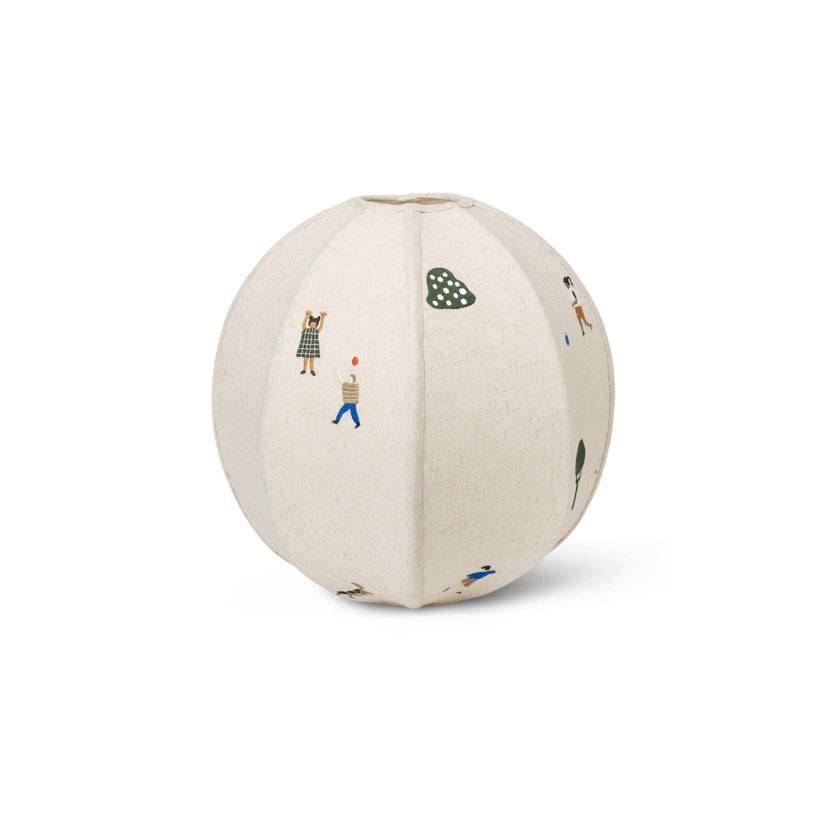 The Park Embroidered Textile Lampshade | Ferm Living | Skandium London