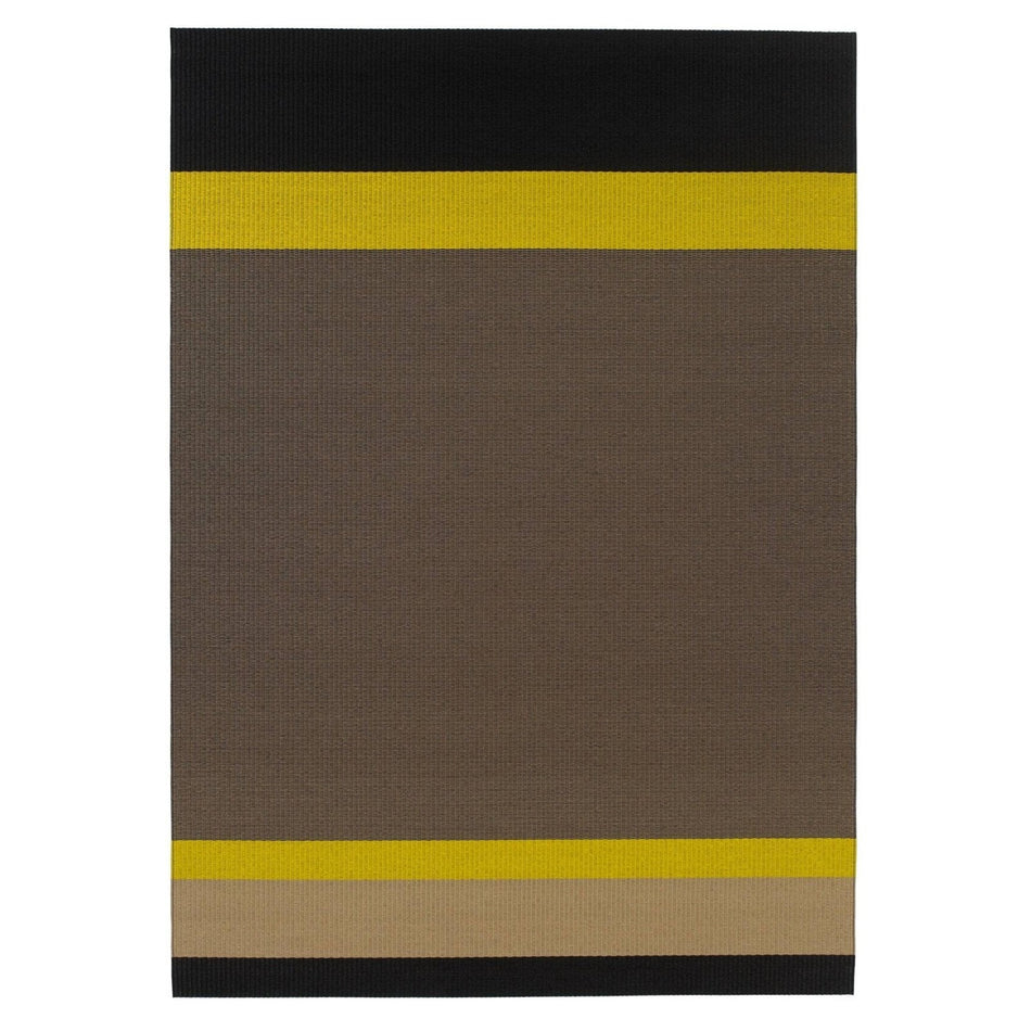 Woodnotes - Panorama rug, black/natural - Skandium London