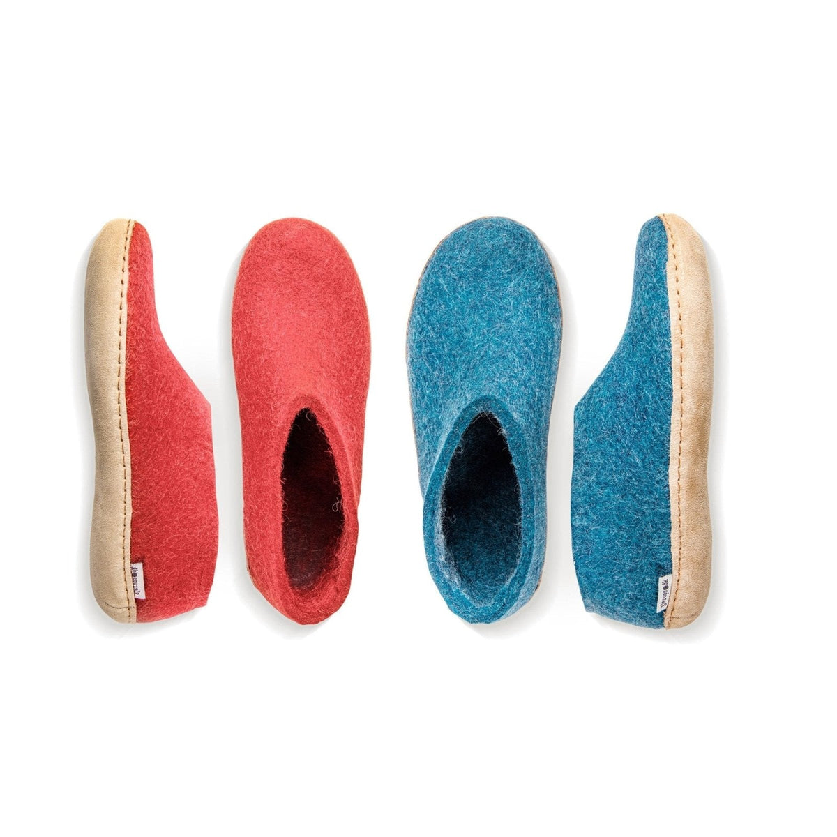 Glerups - Glerups Felt kids slippers - Skandium London