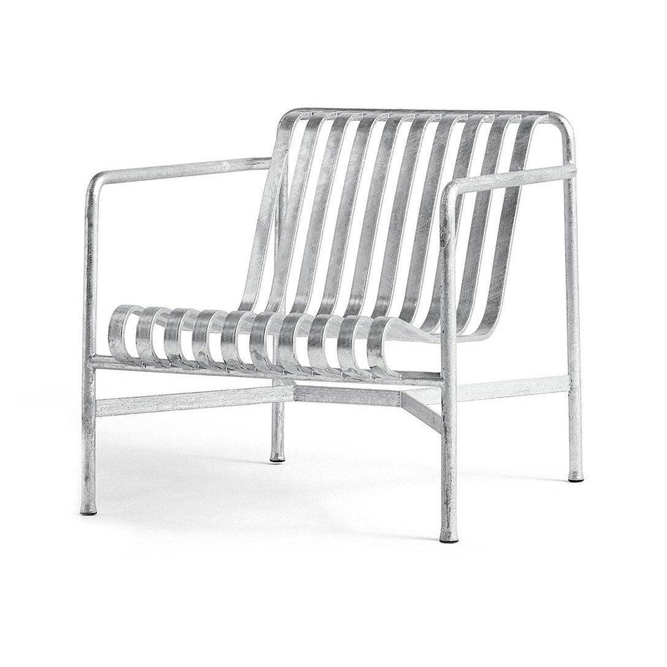 Palissade Lounge Chair Low | Hot Galvanised Steel | HAY | Skandium London