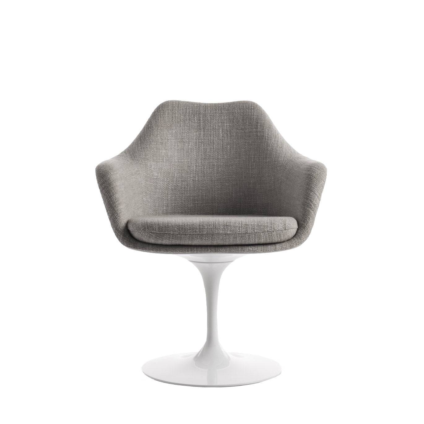 Tulip armchair - Swivel, upholstered inner shell and cushion | Knoll | Skandium London