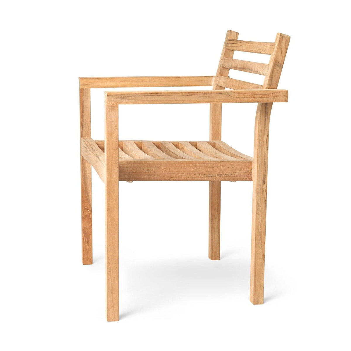 Carl Hansen - AH502 Dining Chair with Armrest - untreated teak - Skandium London