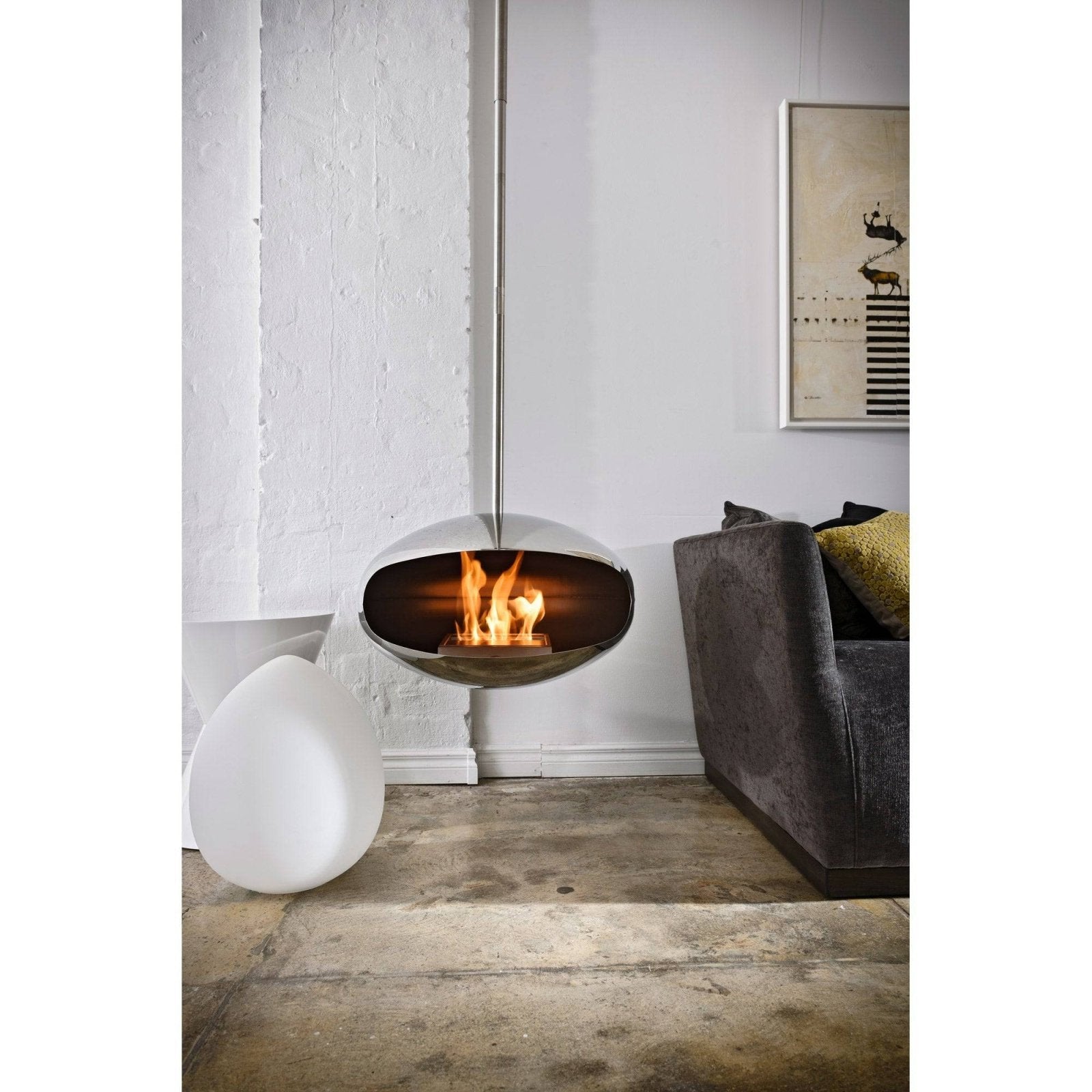 Cocoon Fires - Aeris - Cocoon Original Hanging Fireplace - Skandium London