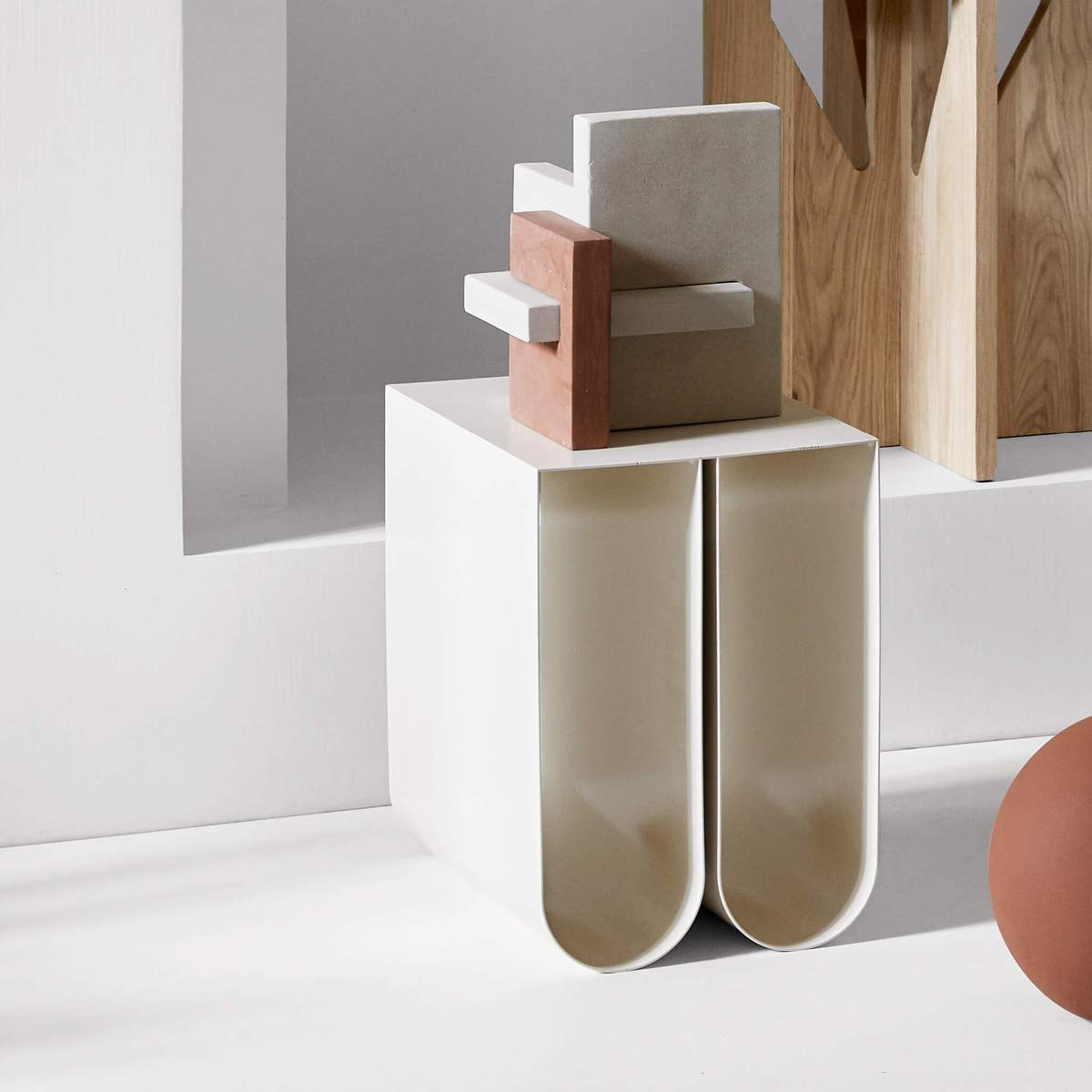 Curved side table | Kristina Dam | Skandium London