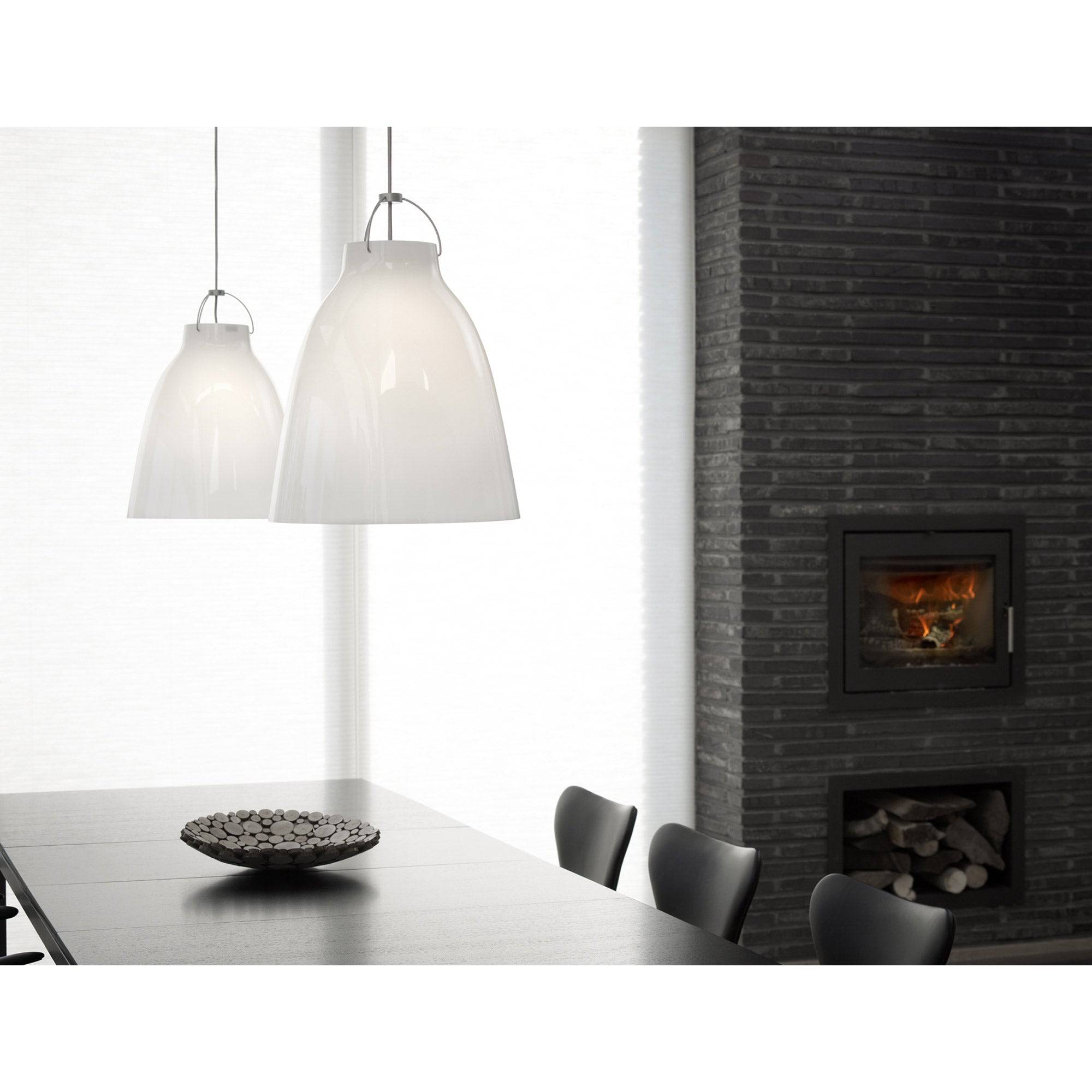 Fritz Hansen Lighting - Caravaggio Opal pendant lamp - Skandium London