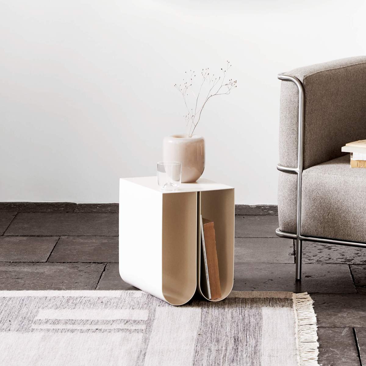 Curved side table | Kristina Dam | Skandium London